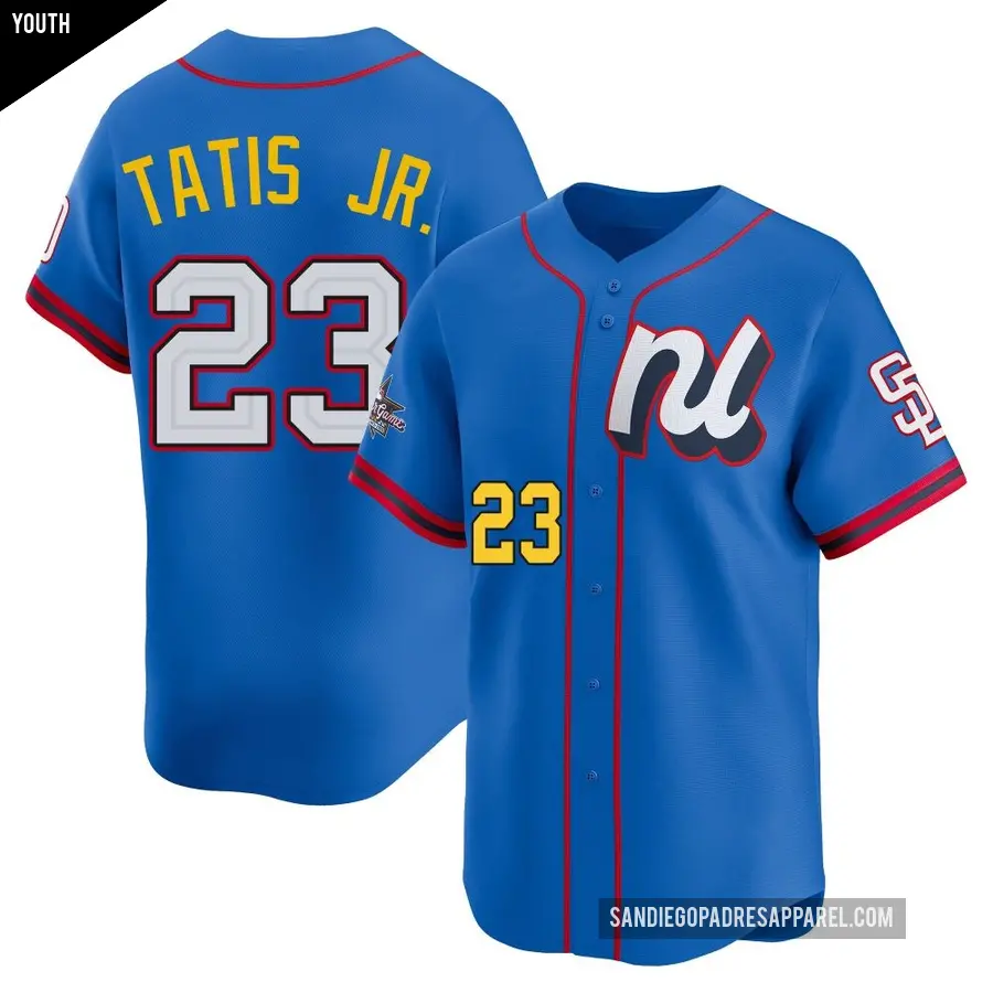 Youth San Diego Padres ＃23 Fernando Tatis Jr. Limited Blue National League 2025 All-Star Edition Jersey